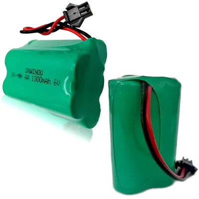 6V 1300mAh Ni-MH AA SM2P Rechargeable Battery Pack Plug For Toy Remote Car 2PCS • $16.99