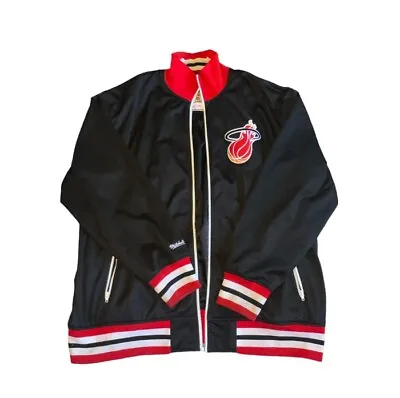 Mitchell And Ness Hardwood Classics Miami Heat Track Jacket Size 3XL • $31.49