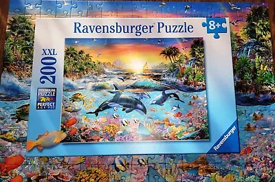 Ravensburger Puzzle 200 XXL Pieces Orca Paradise Oceanic Life LNIB • $7.76