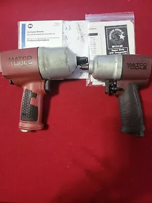 Matco Tools 1/2” & 3/8  Composite Impact Wrenches MT1769A MT2138 Great Condition • $325