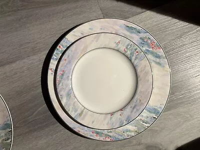 Mikasa Maxima MONET Fine China - 1 Dinner Plate And 1 Salad Plate • $18