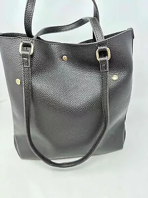 Montana West Leather Purse Brown Tote Bag W/ Detachable Pouch Satchel Handbag • $24.99