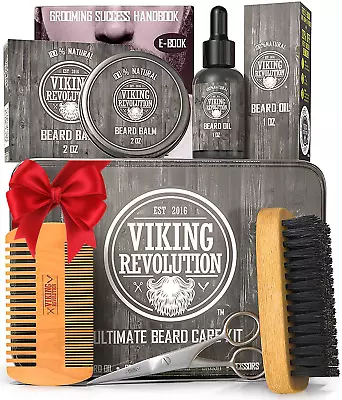 Viking Revolution Beard Care Kit For Men - Ultimate Beard Grooming Kit • $45.98