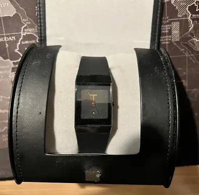 Rado DiaStar Ceramica Mens Black Ceramic Watch 111.0294.3 • £950