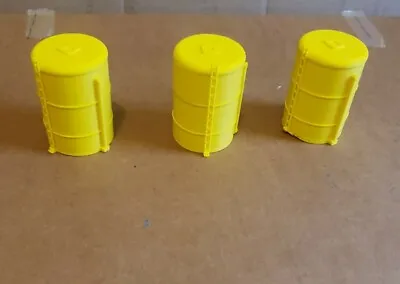 N Scale 1/160 Yellow 3 Pack Oil/Storage Tanks 3d Printed For Layout FREE SHIP • $15.99