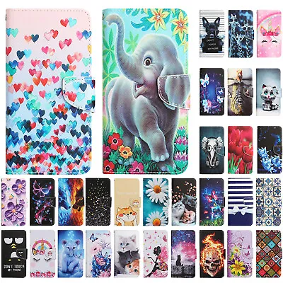 $14.99 • Buy Case For IPhone 14 Pro Max 14 Pro 14 Plus Painted Wallet Magnetic Leather Cover