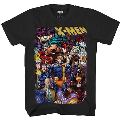 Marvel X-Men 90's Heroes & Villains All In Adult T-Shirt • $22.95