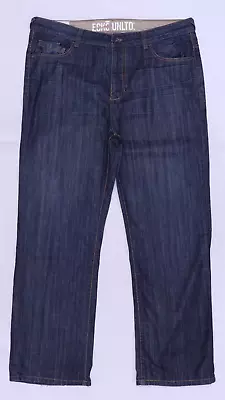 C3926 VTG Men's Ecko Unltd. Dark Blue Denim Jeans Size 40/32 • £15.51