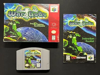 War Gods Nintendo 64 N64 - Complete Cib • $39.99