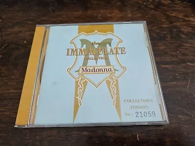 CD MADONNA - The Immaculate Collection (Rare 80's Gold Australian Tour Edition) • $0.65