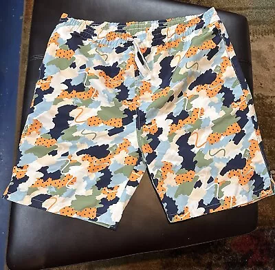 Mens LRG Lifted Research Group Camouflage Swimming Trunks Sz Large NWT • $20