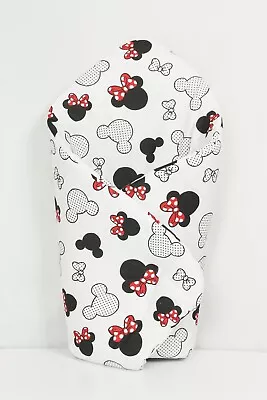 BABY SWADDLE WRAP SNUGGLE NEWBORN BLANKET PRAM QUILT SLEEPING BAG Red Mickey • £8.99