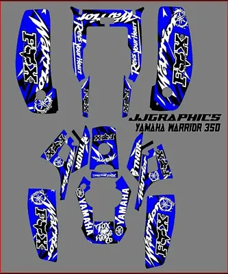 Yamaha Warrior 350 Decals Graphics Stickers Full Kit Atv  • $130