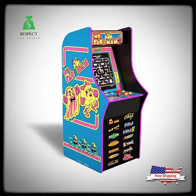 Retro Arcade Ms. Pac-Man With WIFI 14 Classic Games Included Legacy Controls • $405.24