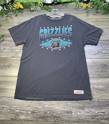 Vancouver Grizzlies Mitchell And Ness T-shirt Men's Gray Size XL Spring 2013 NBA • $49.99