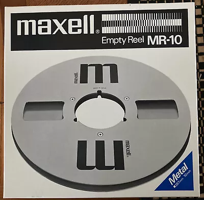 MAXELL METAL 10.5  TAKE UP REEL TO REEL 1/4  TAPE NAB Hub • $49.99