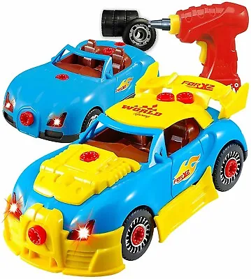 £11.99 • Buy DIY Car, Electric Drill, Take Apart Toy Racing Car Set, Build Your Own Toy Kit