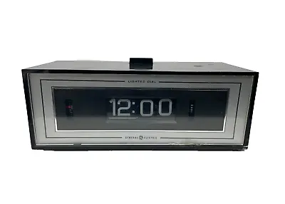 Vintage General Electric Model 8142-4 Alarm Clock Flip Dial READ TESTED WORKS • $24.99