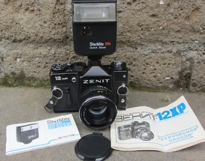 Russian Zenit-12xp Camera With Working Flash • £61.51