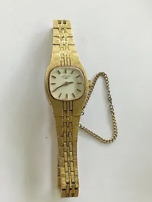 VINTAGE Rare Swiss Made ROTARY Gold Color Or Plated Watch Cal. FE 68 From 1955 • $25.99