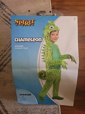 Spirit Halloween Chameleon Toddler Dinosaur Children’s Costume 5T-6T • $18.51