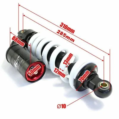 285mm Rear Shock Absorber 980LB For ATV Moped Motorcycle • $69.99