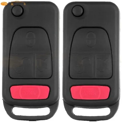 2 Pcs Remote Uncut Car Key Shell Case For Mercedes-Benz C230 S500 1994-1997 • $12.34