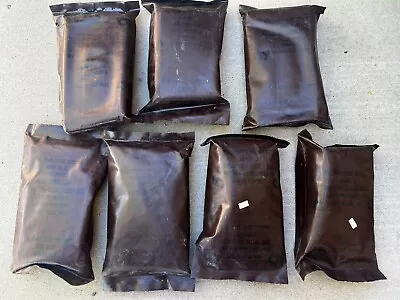 Vintage U.s. Military Mre's Meal Ready To Eat Lot Of 7 • $125