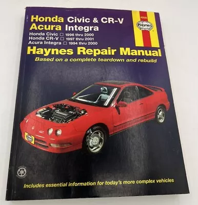 Honda Civic [96-00]CR-V [97-01]Acura Integra [94-00] Haynes 42025 • $9.99