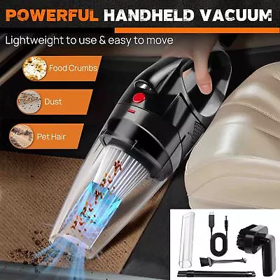 Handheld Vacuum Cleaner Cordless Strong Suction Portable Hand Vacum For Home Car • $26.70