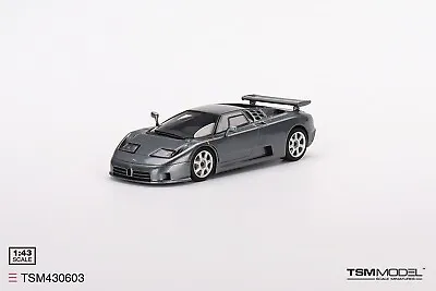 TSM430603 TSM-Model: 1/43 Bugatti EB110 Super Sport Grigio Scuro 1992 • $67.15