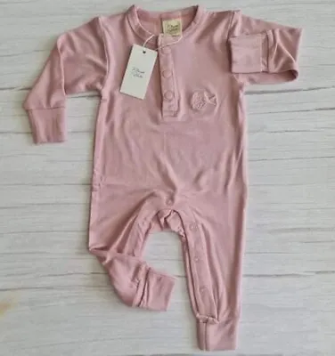 Bamboo Baby Romper - Baby Pink (0-3MONTHS) • $34.95