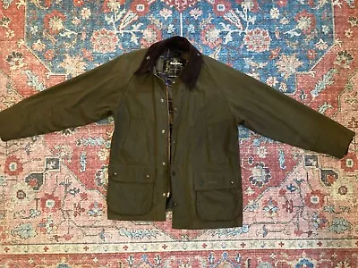 Barbour Bedale Classic Wax Jacket Olive Size 38 • $149