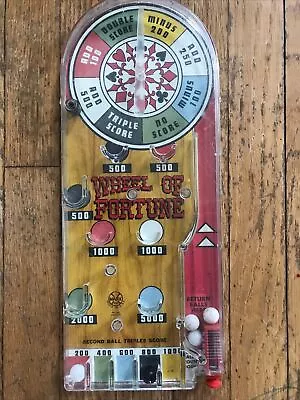 Vintage MARX Toys Wheel Of Fortune Pinball Game - Playable  • $20