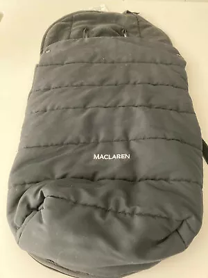 Maclaren Footmuff - Black - Good Condition • £39.99