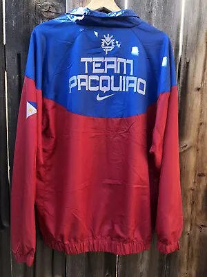 $179.99 • Buy Nike Team Manny Pacquiao Windbreaker Jacket Mens 2XL NOS Boxing Collab RARE NWT