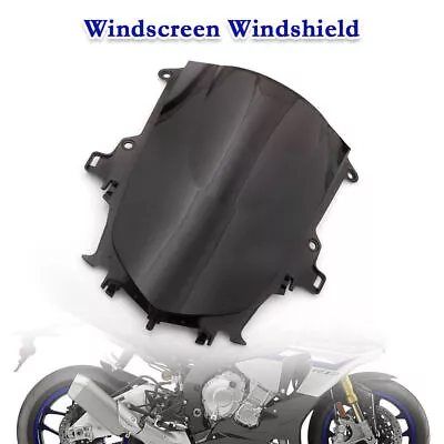 Durable Windscreen Windshield Motorcycle Fit For Yamaha YZFR1 YZF R1  2015-18 • $28.89