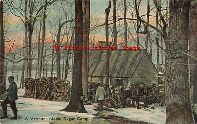 VT Vermont Maple Sugar Camp Leighton & Valentine No 28052 • $3.99