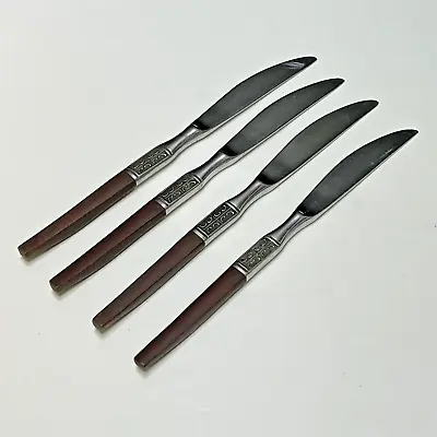 4 EKCO ETERNA LA JOYA Mid Century Modern Dinner Knives Flatware MCM • $16