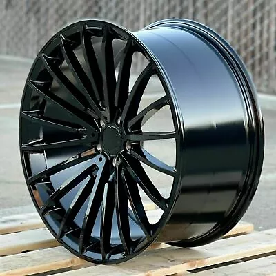 19  8.5/9.5 Staggered S580 Style Rims Black 5x112 For Mercedes Benz SL450 SL550 • $891