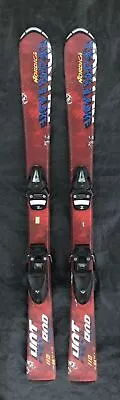 110 Cm Nordica Hot Rod Junior Skis Bindings + Junior Boots Kid's 2 2.5 Or 3.5 • $89.99