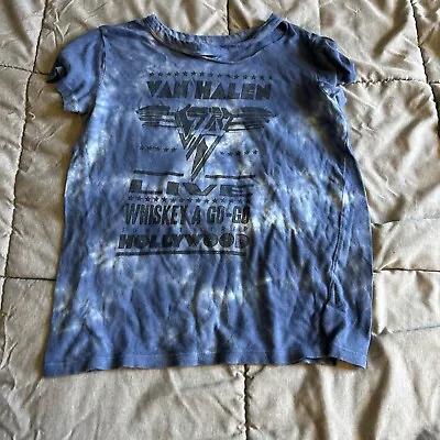 Van Halen Blue Tie Dye T-shirt XS • £7.71