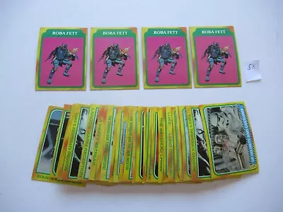 Vintage Topps Star Wars Empire Strikes Back Series 3 Trading Card Lot Of 58 Fett • $39.99