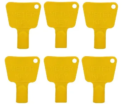 £2.89 • Buy 6 YELO Triangular METER BOX KEY Triangle Gas Electric Water Cupboard Replacement
