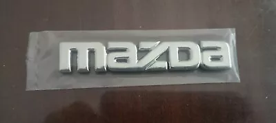 Mazda Letters Car Badge Measures 9.5cms Width X 2cms Height Never Used 3d Effect • £3.99