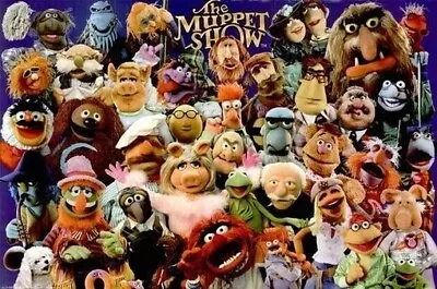 THE MUPPET SHOW POSTER Full Cast RARE HOT NEW 24X36 Sealed • $50