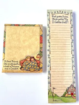 Vintage NOS 1999 & 2001 Lot Of Two  Babbling Brook Note Pads -Stationary & Notes • $8.95