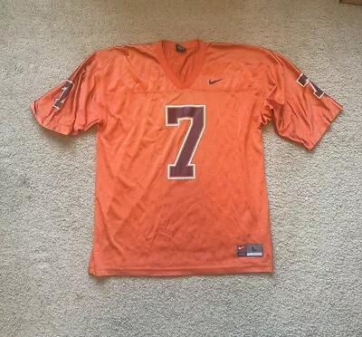 Vintage Nike Michael Vick Virginia Tech Football Jersey VT Hokies Men’s Large #7 • $54.95