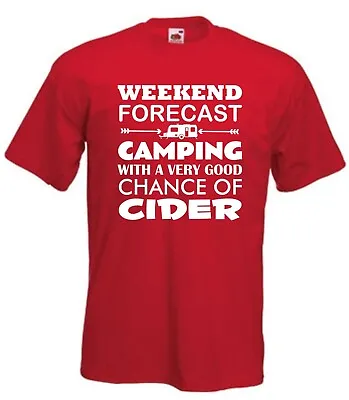 Caravan T-Shirt Camping Tshirt Glamping T Shirt  Funny TShirt Caravan Cider • £10.99