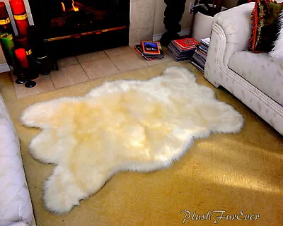 $129 • Buy 4 X 6' Polar Bear Rug Furry Area Rug White